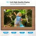thumbnail image 2 of Marco de fotos digital Frameo 10.1" WiFi 16GB Memory Wood, 2 of 6