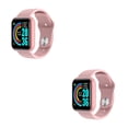 thumbnail image 3 of Seitruly Reloj inteligente de frecuencia cardíaca Control remoto de la cámara Reloj de compatible con Bluetooth 4.0 Reloj despertador Rosado 2piezas, 3 of 6