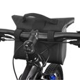 thumbnail image 3 of Waterproof Bicycle Handlebar Bag with TPU Compound Cloth, Tool-Free Installation, 2L/7L Capacity Options, Triangle Fixed Design, Reflective Logo for Safety, Convertible to Stylish Handbag, Ideal for, 3 of 7