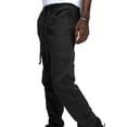 thumbnail image 2 of Pantalones Jogger de Sarga para Hombre VICTORIOUS Negro Talle Grande, 2 of 5