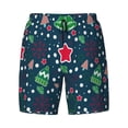 thumbnail image 4 of Lsque Mens Swim Trunks Christmas Pattern - Bathing Suit Compression Liner - Beach Swim Shorts Swimwear - (S-3XL) - Stretch Quick Dry -XX-Large, 4 of 9