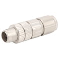 thumbnail image 2 of Cold Pressing Connector, Wiring Parts, M12 Industrial Connector, All Metal Connector, For Industry Communication Auto Control Machinery Processing, 2 of 8
