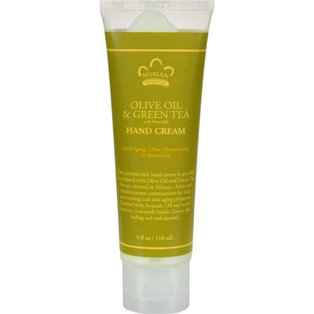 Nubian Heritage Olive - Nubian Heritage HG0567826 4 oz Hand Cream, Olive & Green Tea