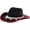 Black, variant on Jiibva Cowboy Hat for Women, Felt Western Hats With Macrame Beaded Band Jazz Top Hat Wide Brim Sun Hat Beach Vintage Retro Western Cowboy Hats for Wedding Party