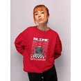 thumbnail image 2 of Planet Earth Illustration Sweatshirt Women -Image by Shutterstock, Female Medium, 2 of 4