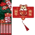 thumbnail image 4 of 6 sobres de regalo de cumpleaños de paquete rojo Hongbao, estampado en caliente, Festival de Primavera C Yuyangstore Sobres rojos de año nuevo, 4 of 8