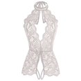 thumbnail image 5 of Summer Savings Clearance Bodysuit for Women Teddy Underwear Open Crotch Jumpsuit Lace Sexy Lingerie for Curvy Women, 5 of 9