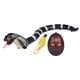 thumbnail image 2 of Serpiente de juguete para s de miedo, serpiente de Control remoto, simulación de serpiente falsa infrarroja, juguete realista de serpiente RC , negro, 2 of 8