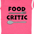 thumbnail image 4 of Inktastic Food Critic with Fork and Spoon Boys or Girls Baby Bodysuit, 4 of 5