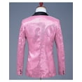 thumbnail image 6 of Men's Clothing Large Size Casual Dance Sequined Suit Boutique Fashion Jacket Nightclub singer hosts photo studio suit, 6 of 6
