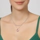 thumbnail image 2 of Dije con Cadena OCEAN HEART  AC18-370, 2 of 2