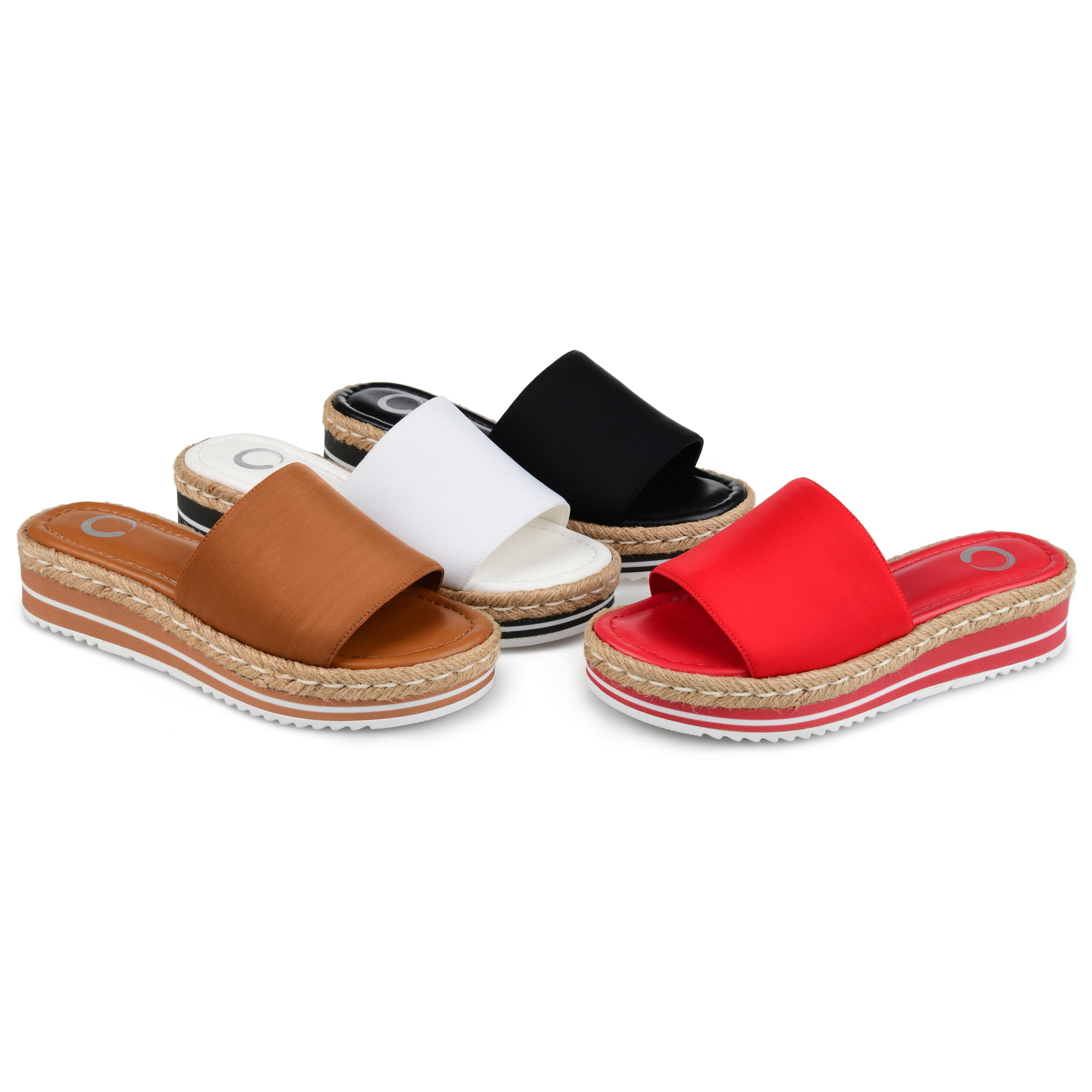 Journee Collection Womens Rosey Tru Comfort Foam Wedge Heel Espadrille Sandals