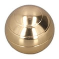 thumbnail image 1 of Decompression Rotating Ball, Sturdy Beautiful Images Decompression Gyroscope Ball Alloy Spiral Grooves  For School Luxury Gold Color, 1 of 8