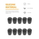 thumbnail image 2 of 10 pares de consejos de orejas de estetoscopio universal reemplazables a los auriculares de silicona, 2 of 4