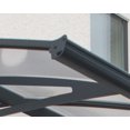thumbnail image 3 of Palram - Canopia Amsterdam 4460 15' x 5' Acrylic/Galvanized Steel Awning - Gray/Clear, 3 of 6
