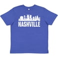 thumbnail image 3 of Inktastic Nashville Skyline Grunge Youth T-Shirt, 3 of 5