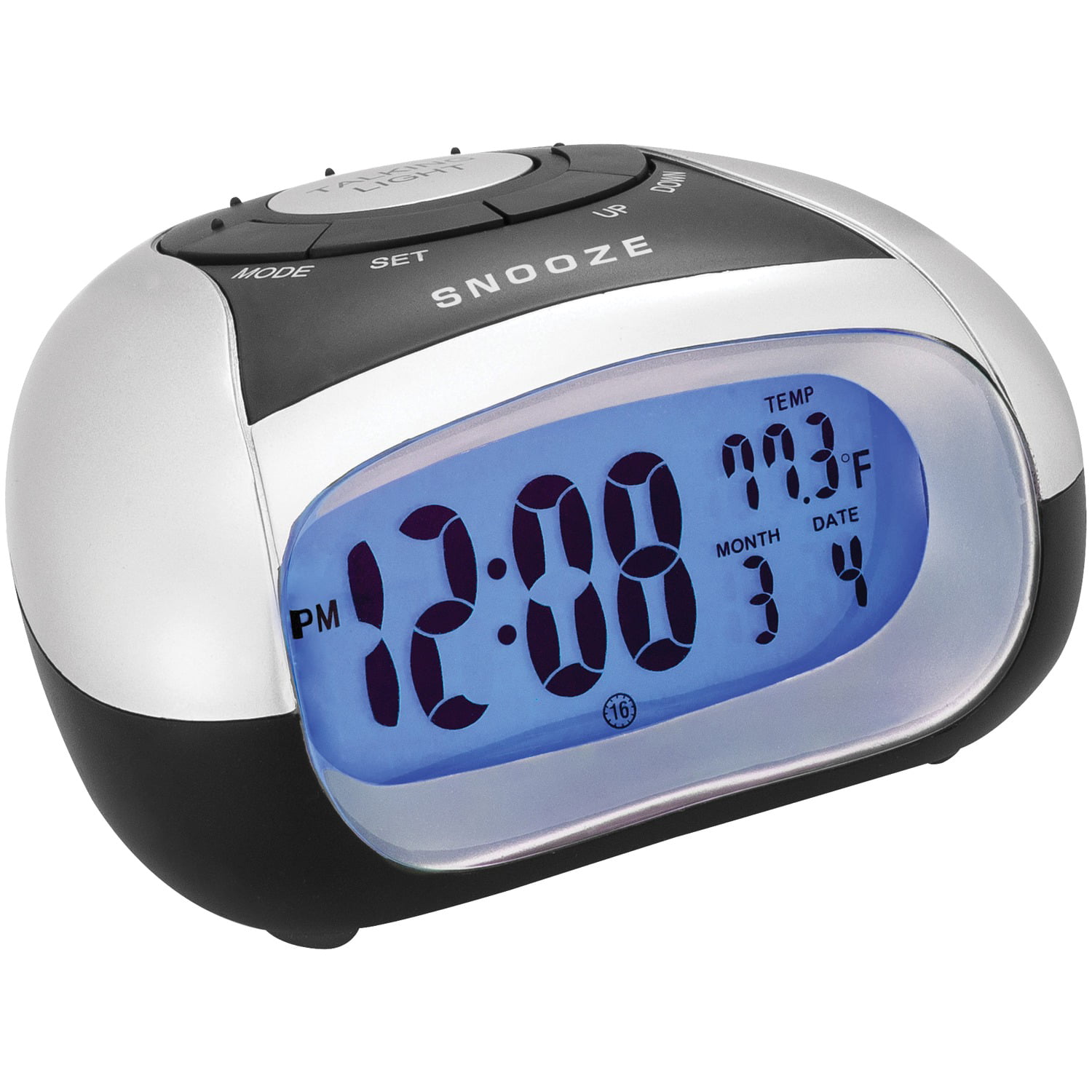 Хорошие говорящие часы. Говорящие часы будильник. Digital Alarm Clock. Talking Temp Clock будильник. Часы будильник говорящие Snooze.