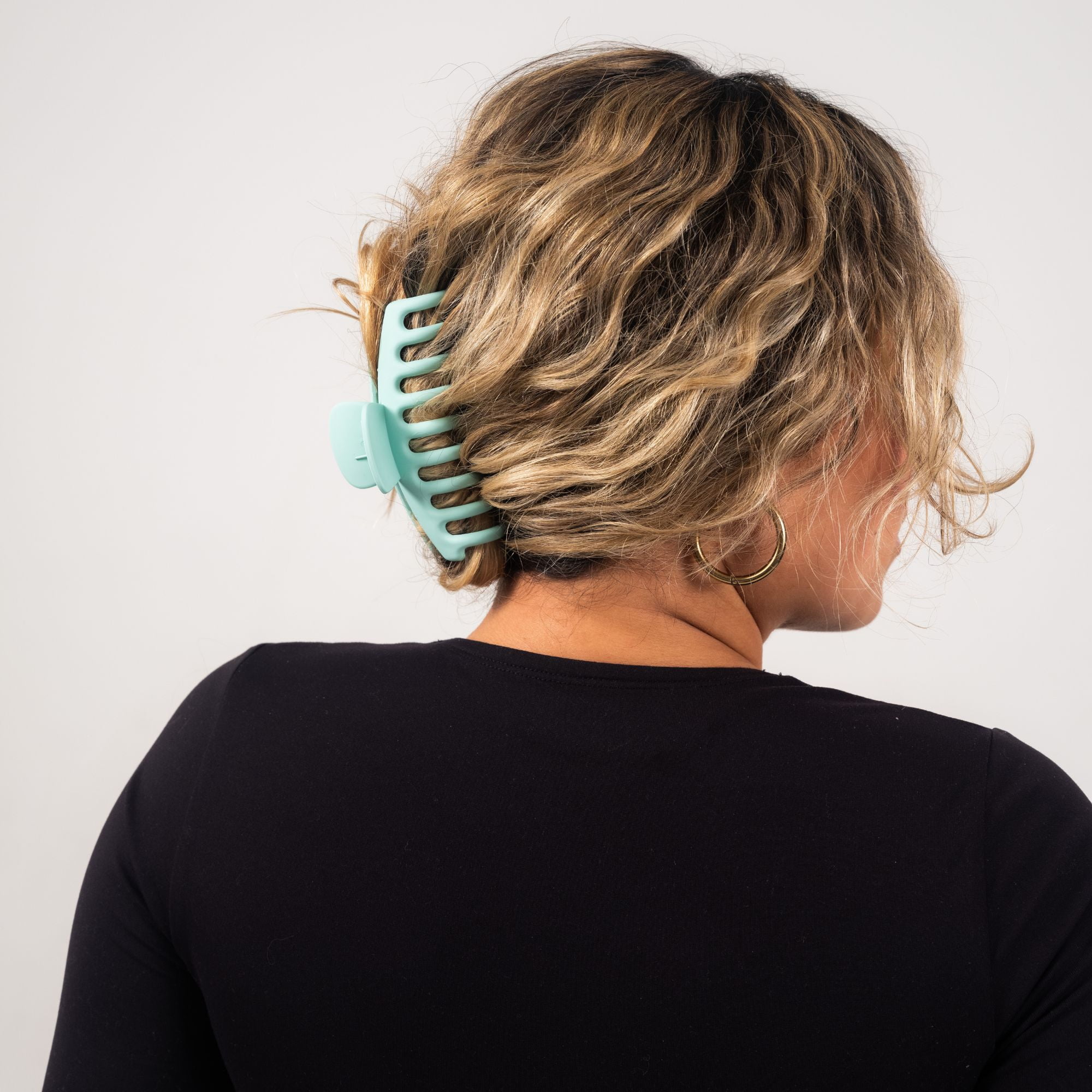 Gimme Classic Claw Clip, Purple Turquoise, 2 Ct