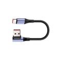 thumbnail image 4 of Short USB to Type C Charging Cable 6A Rapid Power Delivery Wire Line Nylon Braided Cord Support for Phones Laptops, 4 of 10