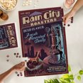 thumbnail image 5 of Lantern Press 1000 Piece Jigsaw Puzzle, Seattle, Washington, Coffee Roasters Vintage Sign, 5 of 5