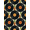 Black Orange Cream, Pattern 14, variant on ODIKA Minimalist Retro Music Disc Concentric Groove Rings Vinyl Record Refined Stain Resistant Low Profile for Dorm Room, Small Living Apartment