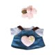 thumbnail image 4 of Conjunto de ropa para muñecas de peluche, ropa para muñecas, conjunto de falda , pinzas para el pelo de moda, accesorios para fotos, disfraces, Camiseta de tirantes azul, 4 of 9