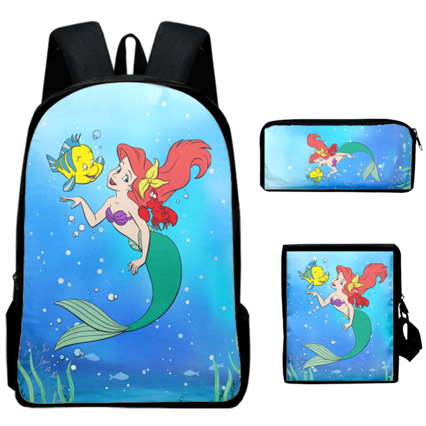 Mermaid Backpacks Simple Shoulder Backpack Breathable for Kids