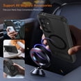 thumbnail image 4 of Funda magnética negra mate para Samsung Galaxy A54 de 6,4 pulgadas de GUAGUA, 4 of 9