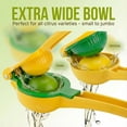 thumbnail image 3 of 2-in-1 Maximum Juice Extraction Hand Citrus Press, Stainless Steel Metal Lemon & Lime Squeezer, Ultra-Durable Manual Lemon Juicer & Lime Juicer, Lemon Press, 3 of 7