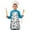 White Chicken Sketch, variant on Light Gray Chicken Rooster Pattern Kids Aprons for Girls and Boys,Adjustable Neck Strap Toddler Aprons for Kids Cooking Baking