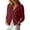 Wine Sweatshirts, variant on Jsaierl Lightweight Button Down Hoodies for Women Casual Solid Color Hooded Sweatshirt Slim Long Sleeve Cardigan Jackets Fall Outfits S-2XL
