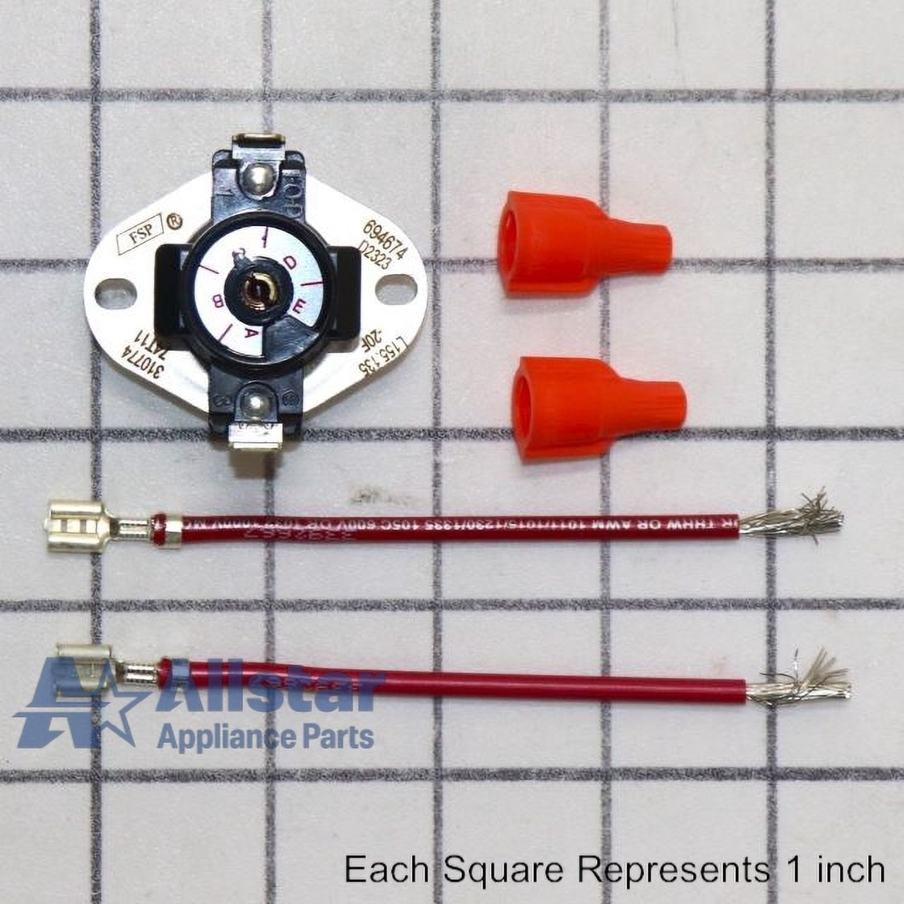 Whirlpool Dryer Cycling Thermostat WP694674