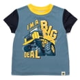 thumbnail image 3 of John Deere Construction Raglan Pajama Shirt and Pajama Pants Sleep Set Toddler to Little Kid, 3 of 5