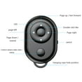 Mini Wireless Bluetooth Remote Shutter Controller Button Self-Timer ...