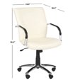 thumbnail image 2 of Kingfisher Lane Desk Office Chair in White, 2 of 7