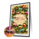 thumbnail image 1 of Cuadros Decorativos 5D Kit Rhinestone DIY Feliz Navidad Guirnalda Ronda completa Taladro Diamante Pintura Tmvgtek embutido en tela, 1 of 9