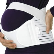 Maternity Belt , ,Belly ,Abdominal Support Belt ,Waist Abdominal Belt, Belt Premium Breathable ,Lightweight - White