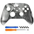 thumbnail image 7 of eXtremeRate Replacement Silver Wave Skin Front Housing Cover for Xbox Core Controller Wireless, 7 of 7