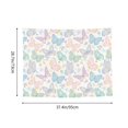 thumbnail image 6 of Zufioo Colorful Butterfly Print Wall Decoration Tapestry 29x37in, Indoor Outdoor Dormitory Background Decoration Wall Hanging Home Furnishings, 6 of 8