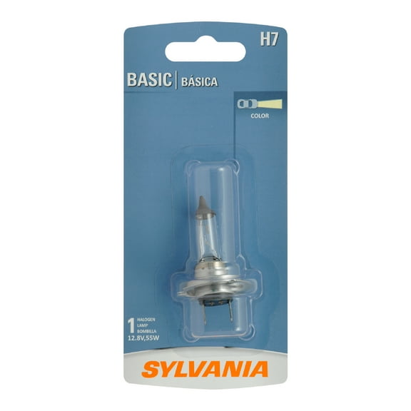 SylvaniaH7 Basic Auto Halogen Headlight Bulb, 1 pack, Compatible with Multiple Cars