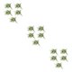 thumbnail image 5 of Ramo de flores artificiales Bearachild 5 unids/set bajo mantenimiento larga durabilidad blancas, 5 of 6
