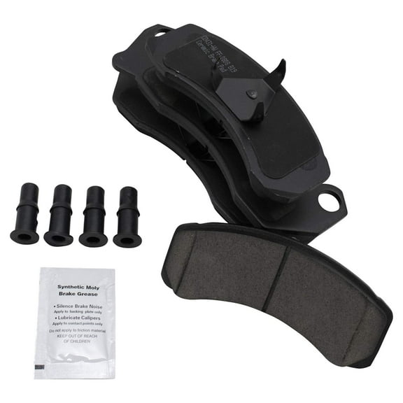 TRQ Premium Posi Ceramic Brake Pad Set Front for Ford Mustang Fox BFA73474 Fits select: 1987-1988 FORD THUNDERBIRD
