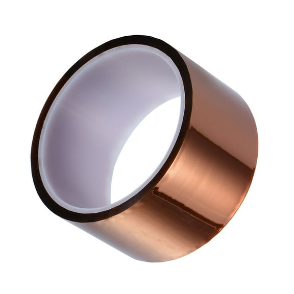 DEEPCRAFF Silicone Polyimide Heat Resistant Tape Tawny 1Pack 2In Width