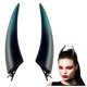thumbnail image 1 of Horquillas para el pelo con forma de cuerno de diablo de estilo gótico oscuro, con borde de horquilla, para disfraz de Halloween, accesorios para el cabello con forma de cuerno de diablo de dibujos an, 1 of 6