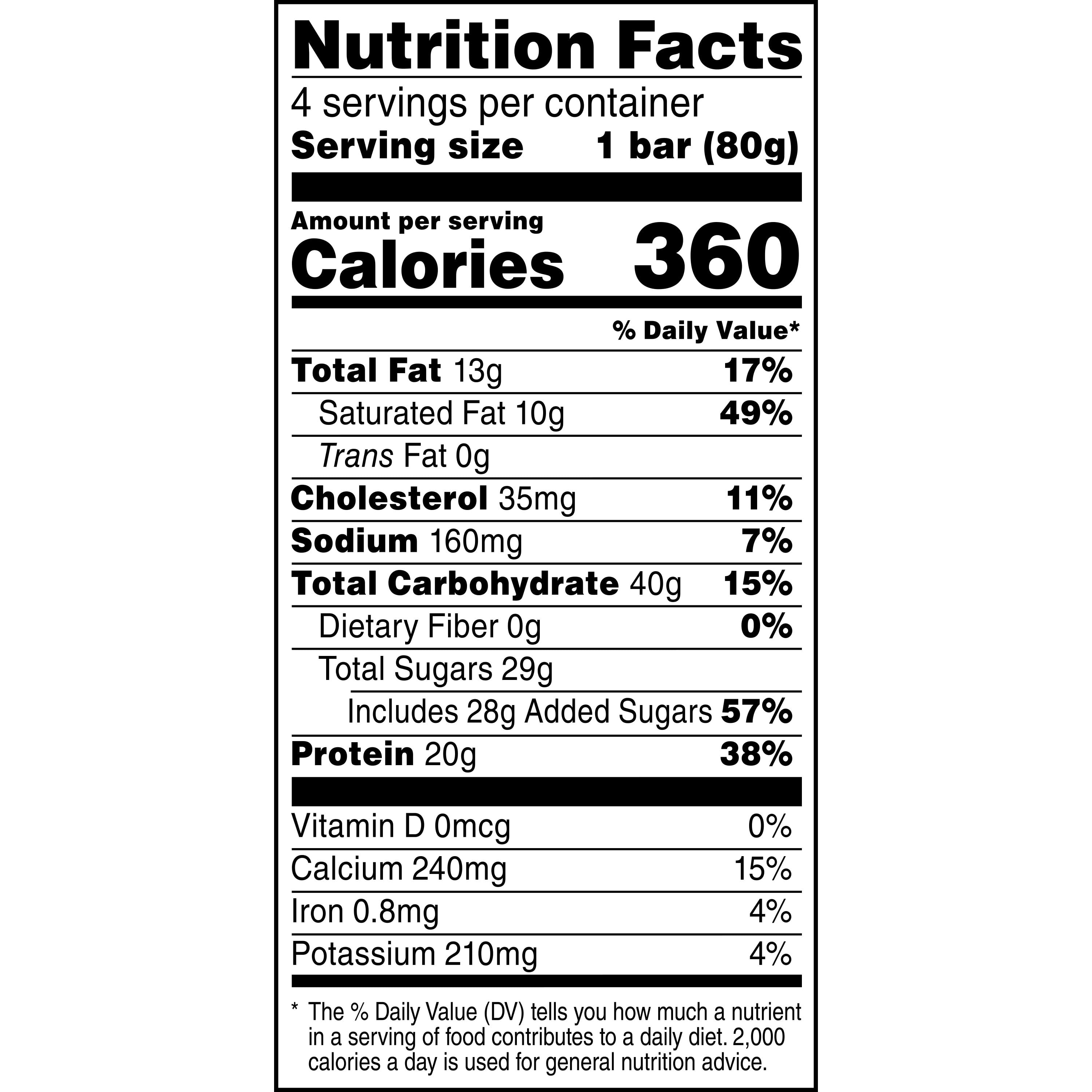 Gatorade Protein Bar Cookies And Creme, 2.8 Oz 4ct