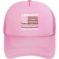 thumbnail image 1 of Unpaid Peaceful Protester Trucker Hat Men Women Mesh Cap Black, 1 of 8