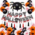 thumbnail image 1 of Parodia de papel de aluminio de Halloween Decoración de fiesta de calavera engañosa Orname de papel de aluminio Wmkox8yii fhajkh3027, 1 of 1