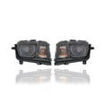 thumbnail image 1 of Headlight Assembly - Compatible/Replacement for '10-13 Chevrolet Camaro Coupe/Convertible-1LT/2LT/1SS/2SS, 14-15 Camaro-ZL1 - HID Without Leveling System - Pair, Left + Right Set - 22959920, 22959919, 1 of 2