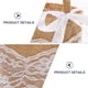 thumbnail image 5 of 2 cajas de dulces con flores, cestas de lino para bodas, hermosas bolsas para guardar dulces., 5 of 5