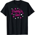 thumbnail image 2 of 100% Cotton Unisex Daddy's Girl Shirt with Pink Lettering T-Shirt, 2 of 5
